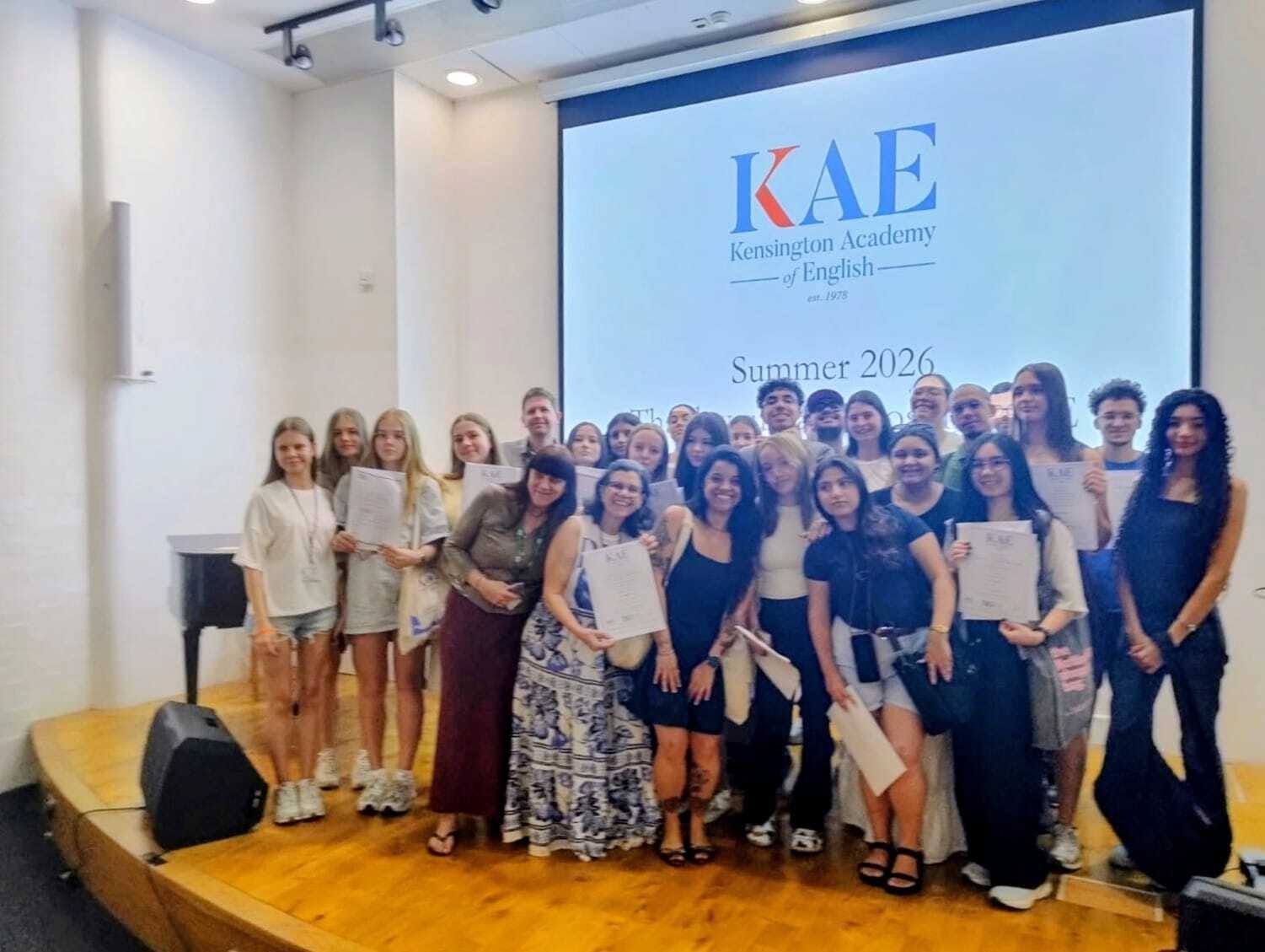 KAE student graduating