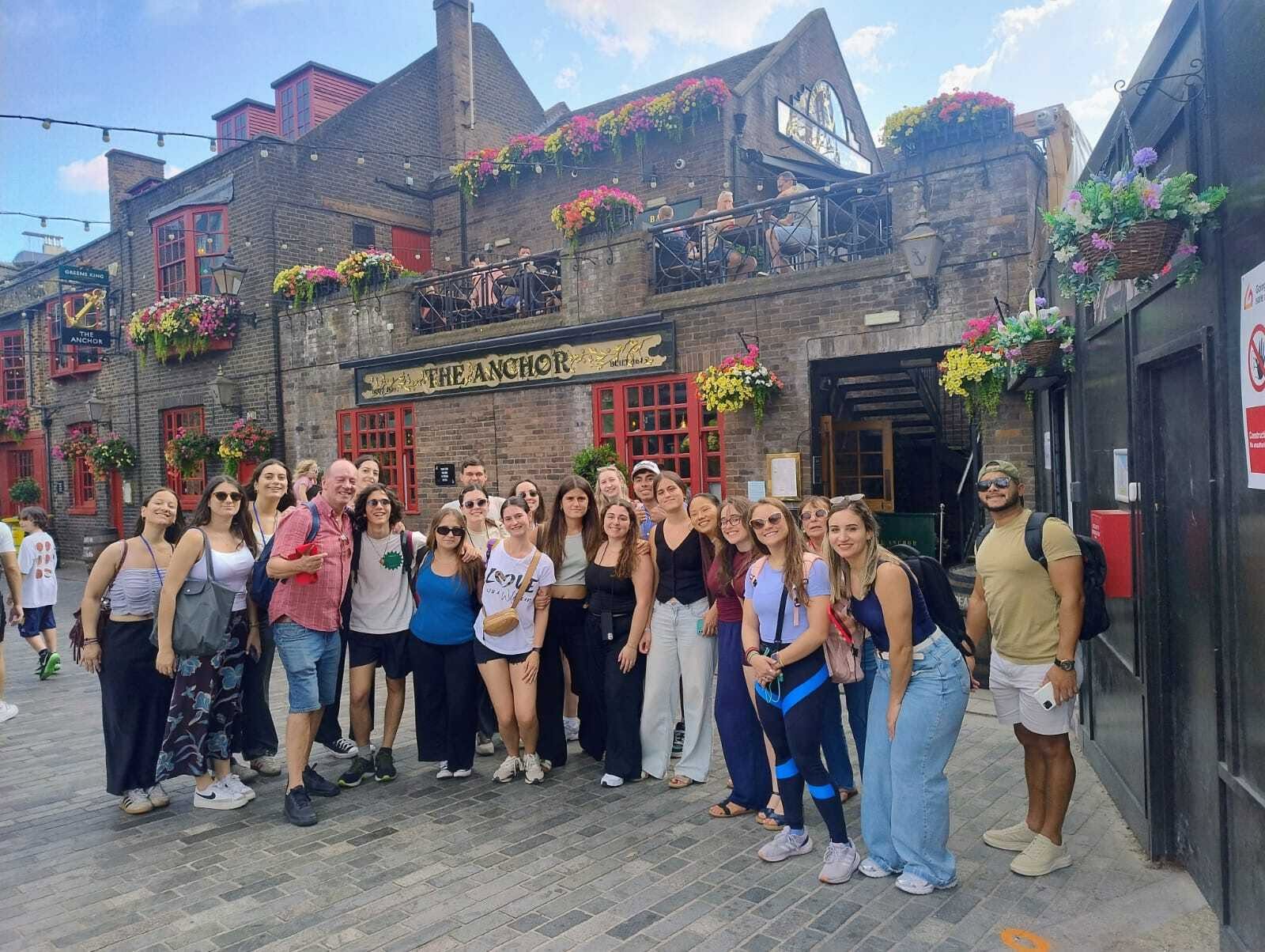 KAE students on the historic Thames Riverside